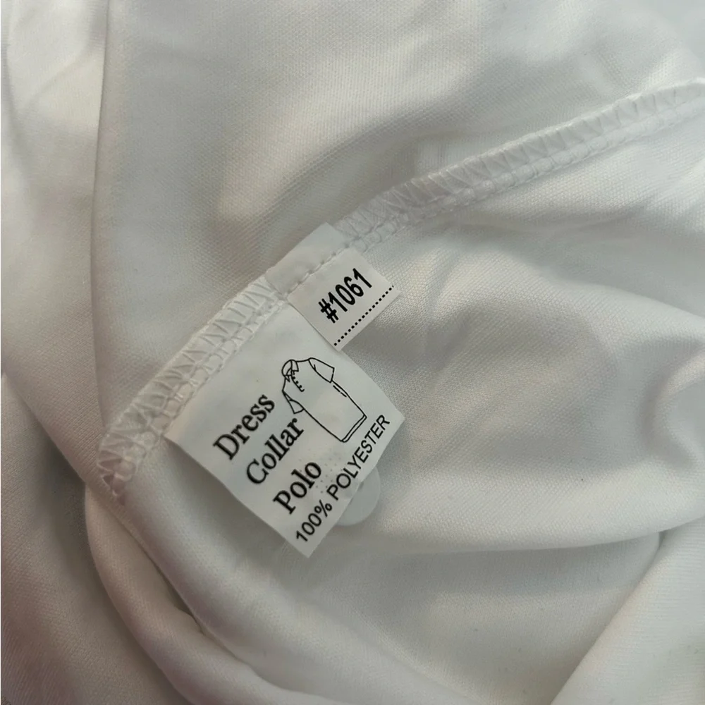 Collars &‎ Co White Long Sleeve Dress Collar Polo Shirt Button Up Size 3XL